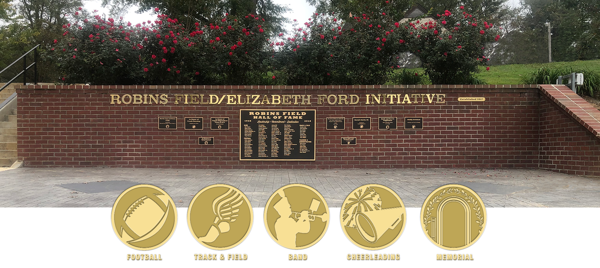 Elizabeth Ford:Robins Field Initiative Honor Wall